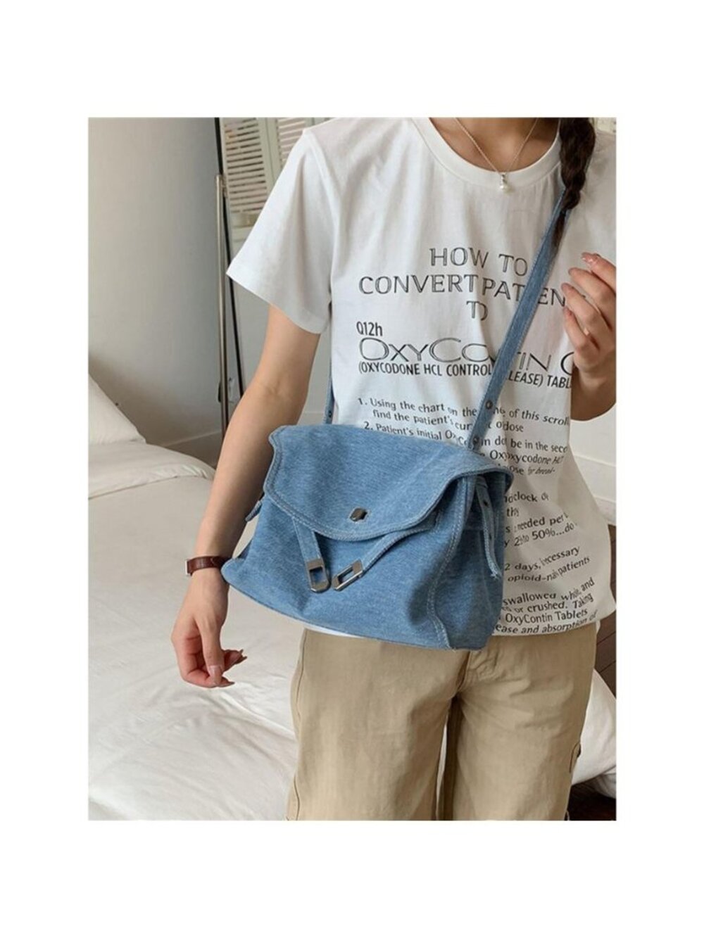 Causal Flap Crossbody Bag
